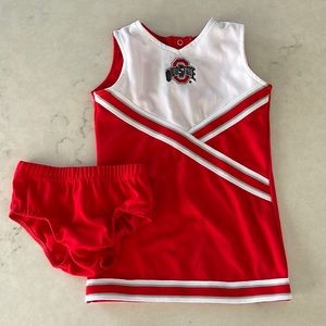 Ohio State cheerleader dress, size 3T